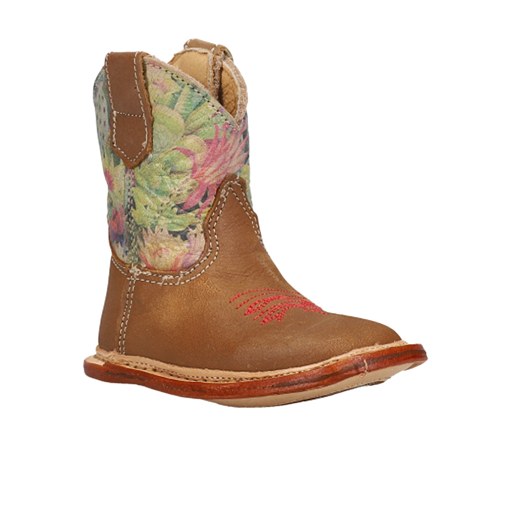 Roper Cowbabies Cactus Square Toe Cowboy Boots (Infant)