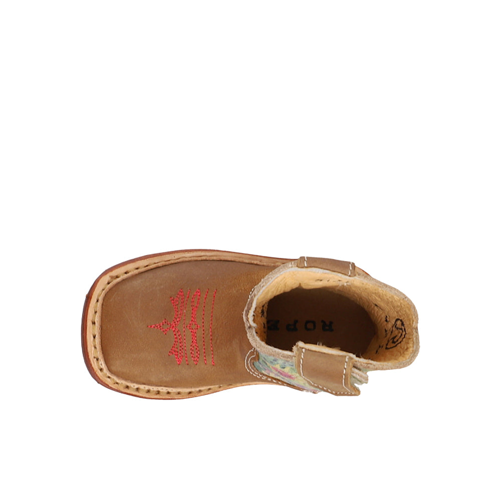 Roper Cowbabies Cactus Square Toe Cowboy Boots (Infant)
