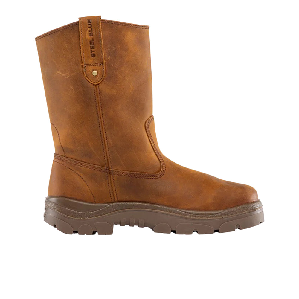 Steel Blue Work Boots Heeler Ranch Electrical Hazard Soft Toe Work Boot