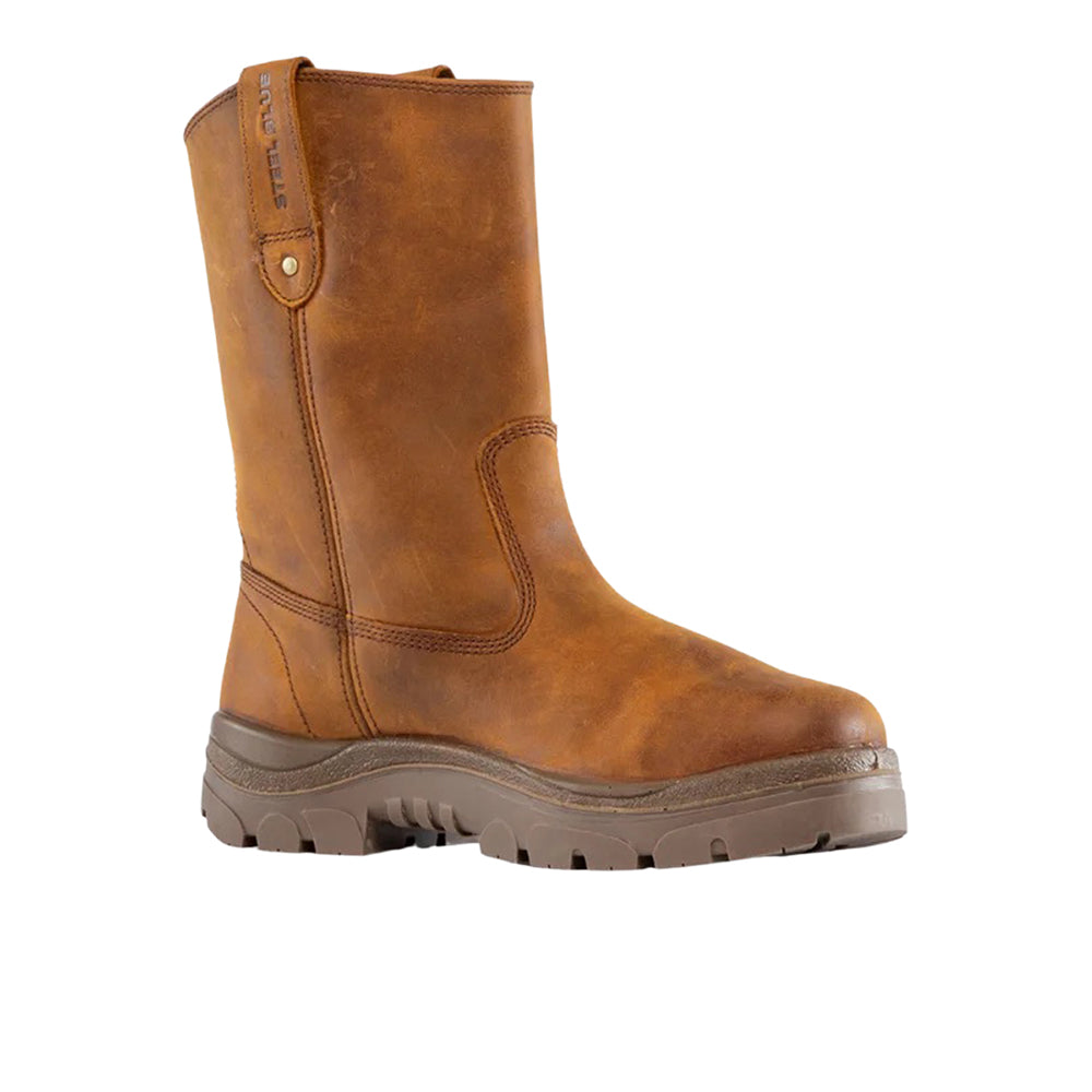 Steel Blue Work Boots Heeler Ranch Electrical Hazard Soft Toe Work Boot