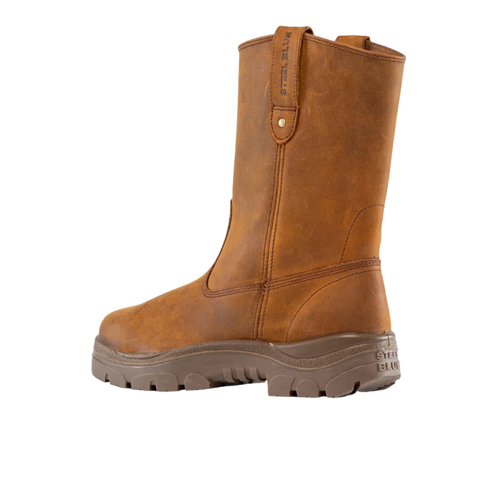 Steel Blue Work Boots Heeler Ranch Electrical Hazard Soft Toe Work Boot