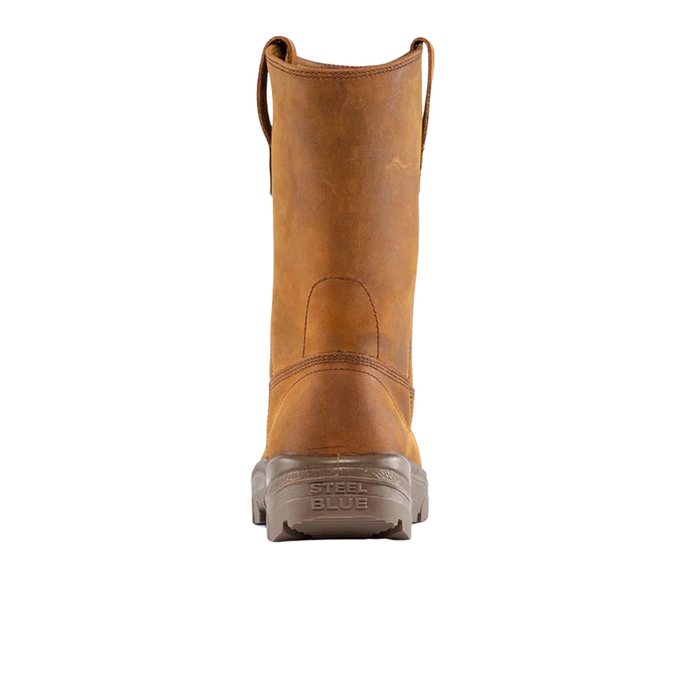 Steel Blue Work Boots Heeler Ranch Electrical Hazard Soft Toe Work Boot