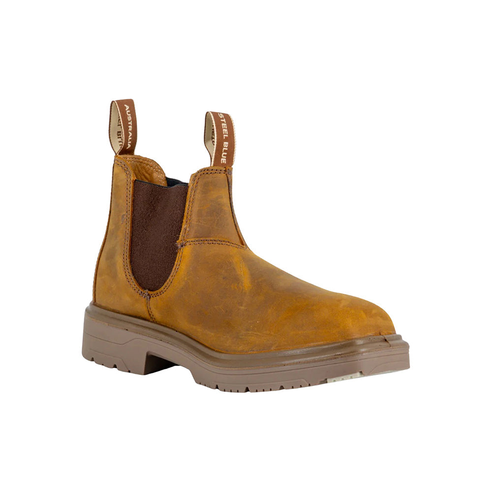 Steel Blue Work Boots Hobart Square Soft Toe Electrical Hazard Work Boot