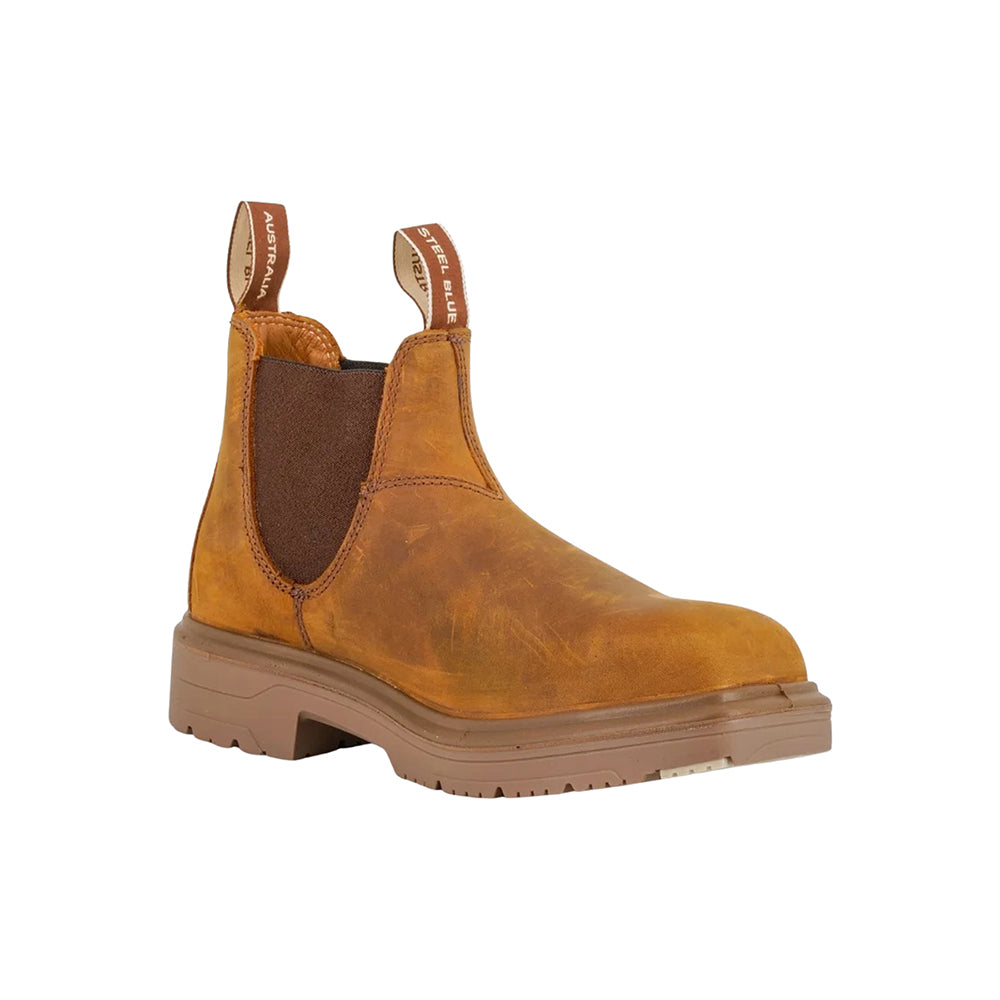 Steel Blue Work Boots Hobart Square Steel Toe Electrical Hazard Work Boot