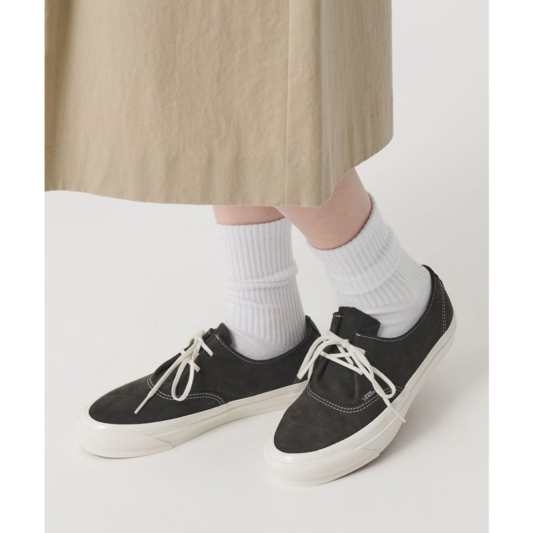 Vans Gray Premium Authentic Ease Sneakers - view 2