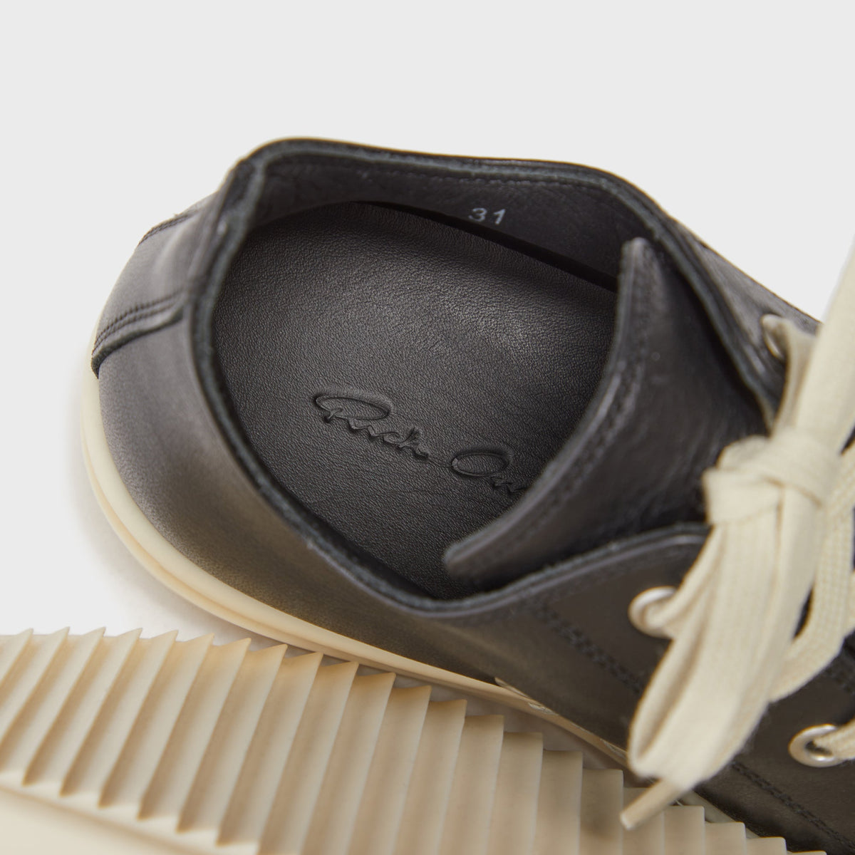 Rick Owens Kids Low Sneaks - Black / Milk