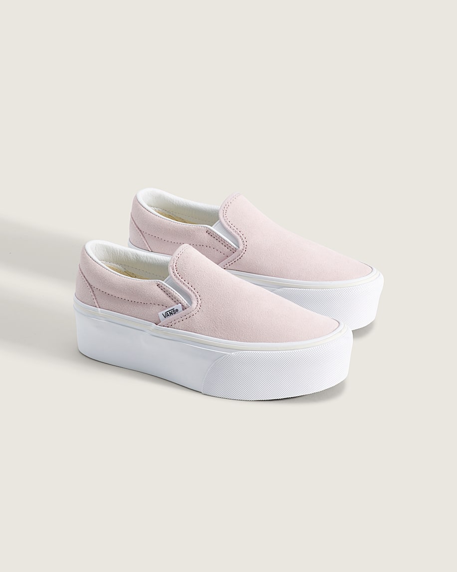 Vans Big Kids Classic Slip-On Platform Shoes - view 3