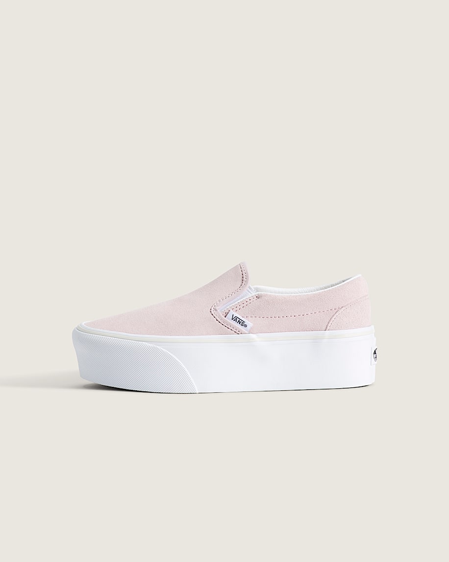 Vans Big Kids Classic Slip-On Platform Shoes - view 4