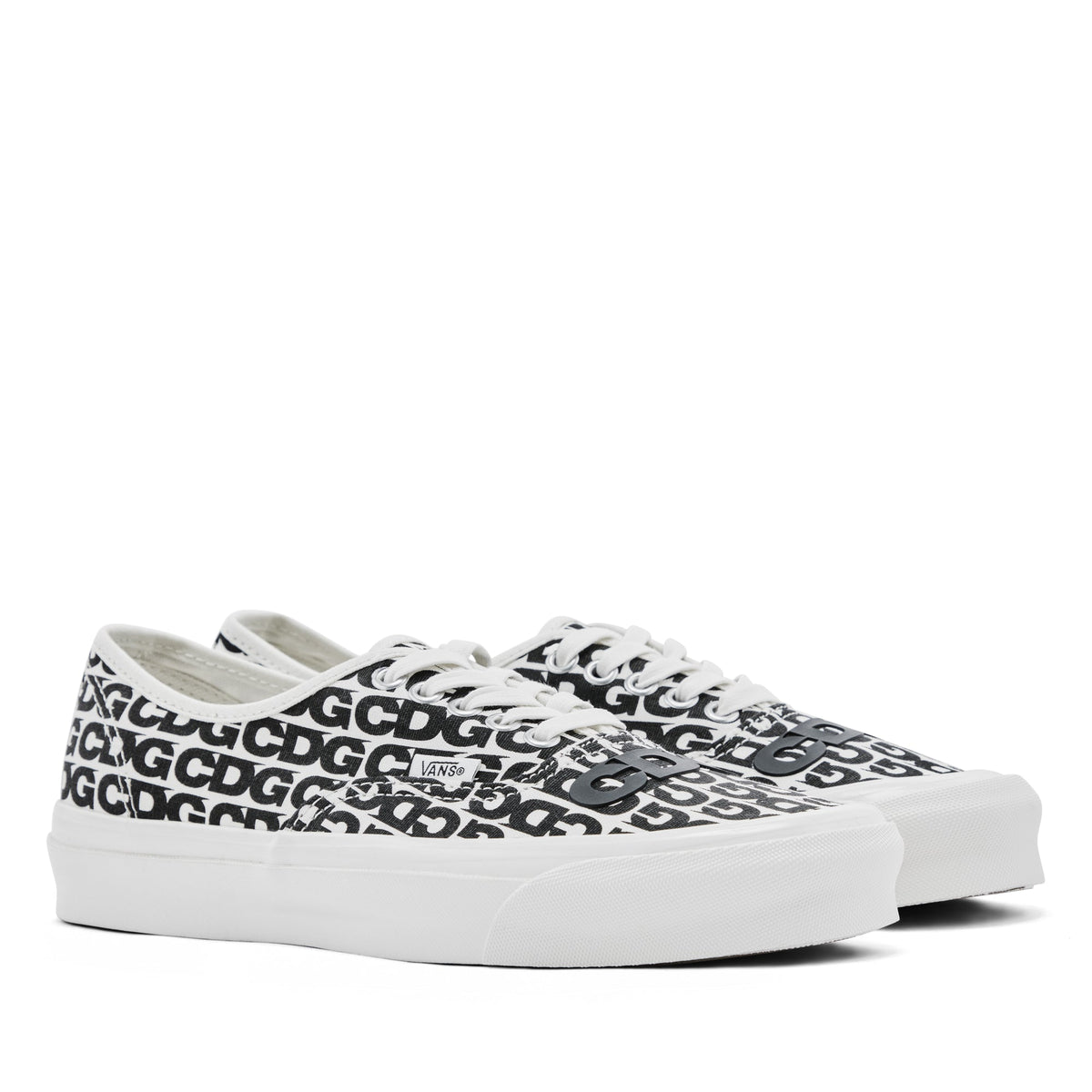 CDG - Vans Message Authentic - White/Black - unisex - Size US Men's 10.5 by Vans