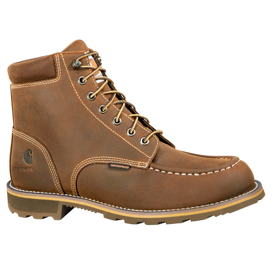 Carhartt 6 Inch Moc Toe Waterproof Non-Safety Toe EH Work Boot