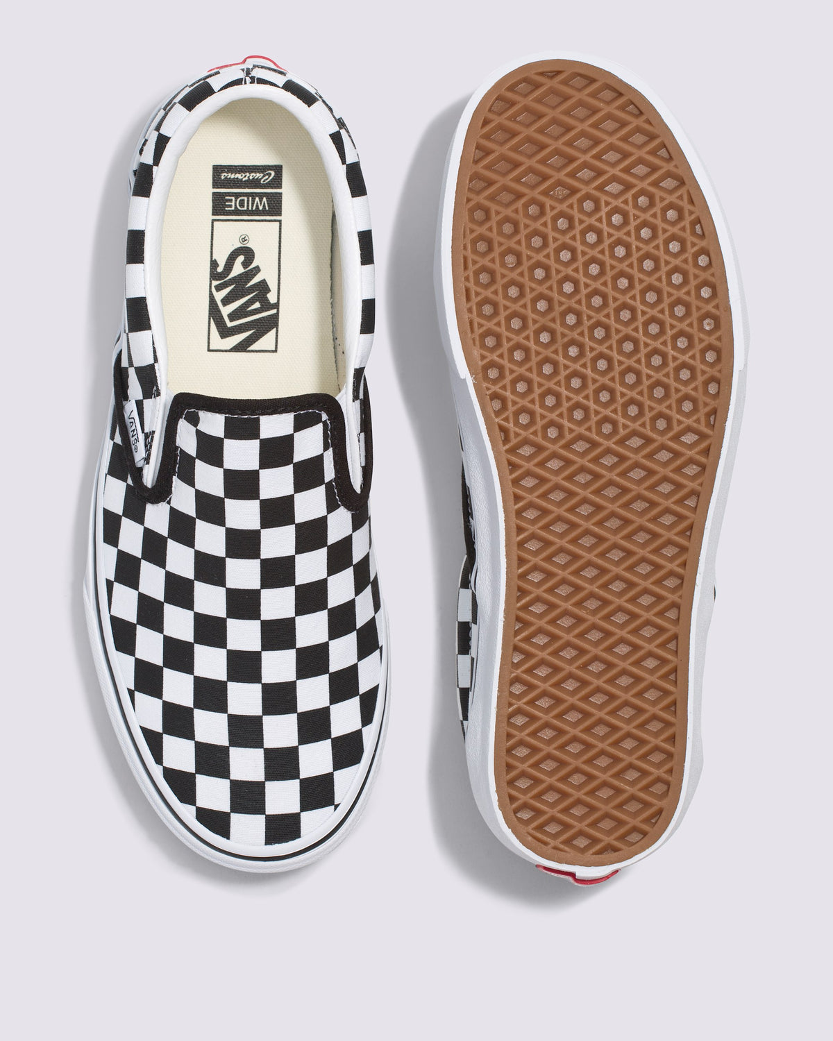 Vans Customs Checkerboard Slip-On Wide - view 4