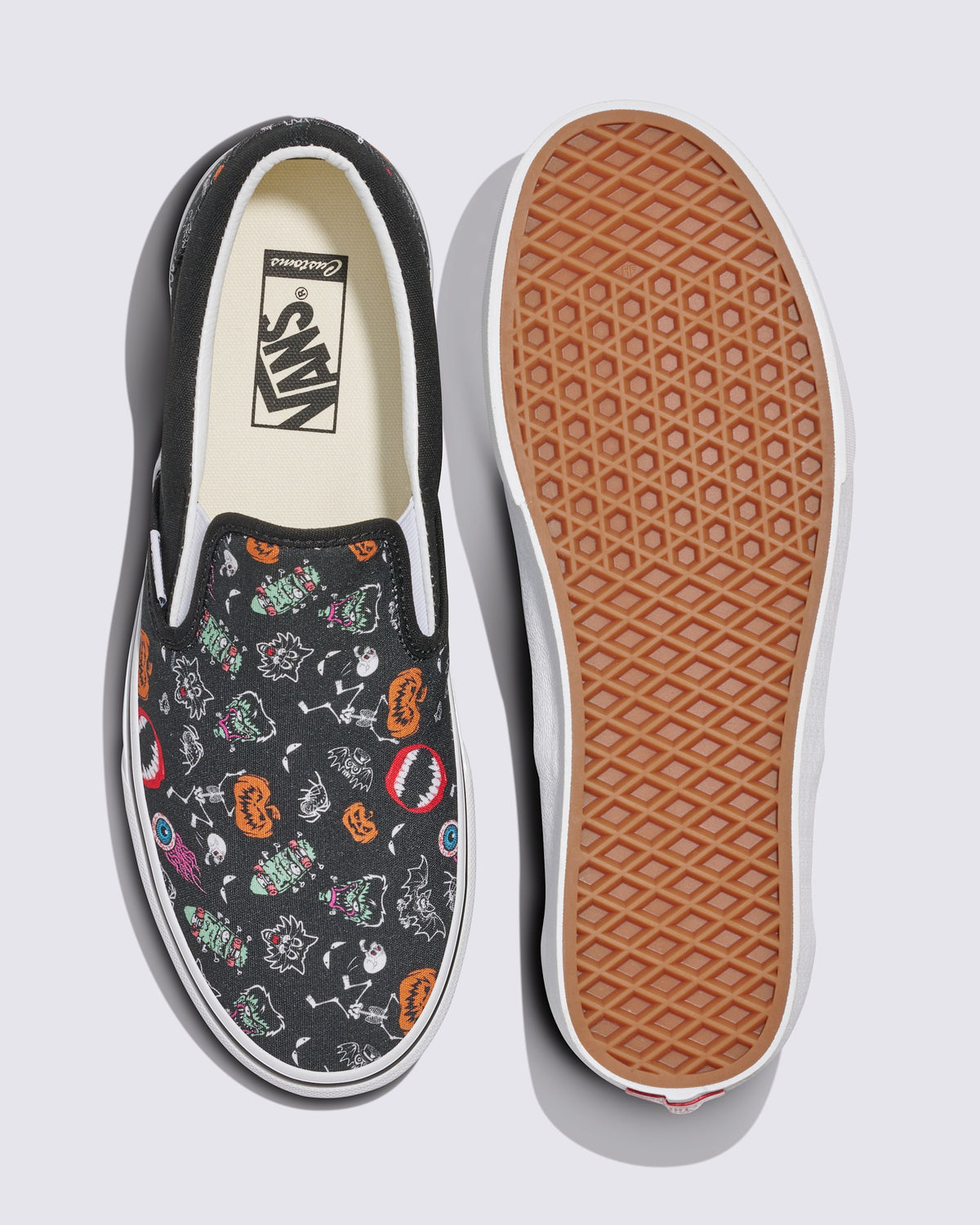 Vans Customs Classic Slip-On Halloween Shoes - view 3