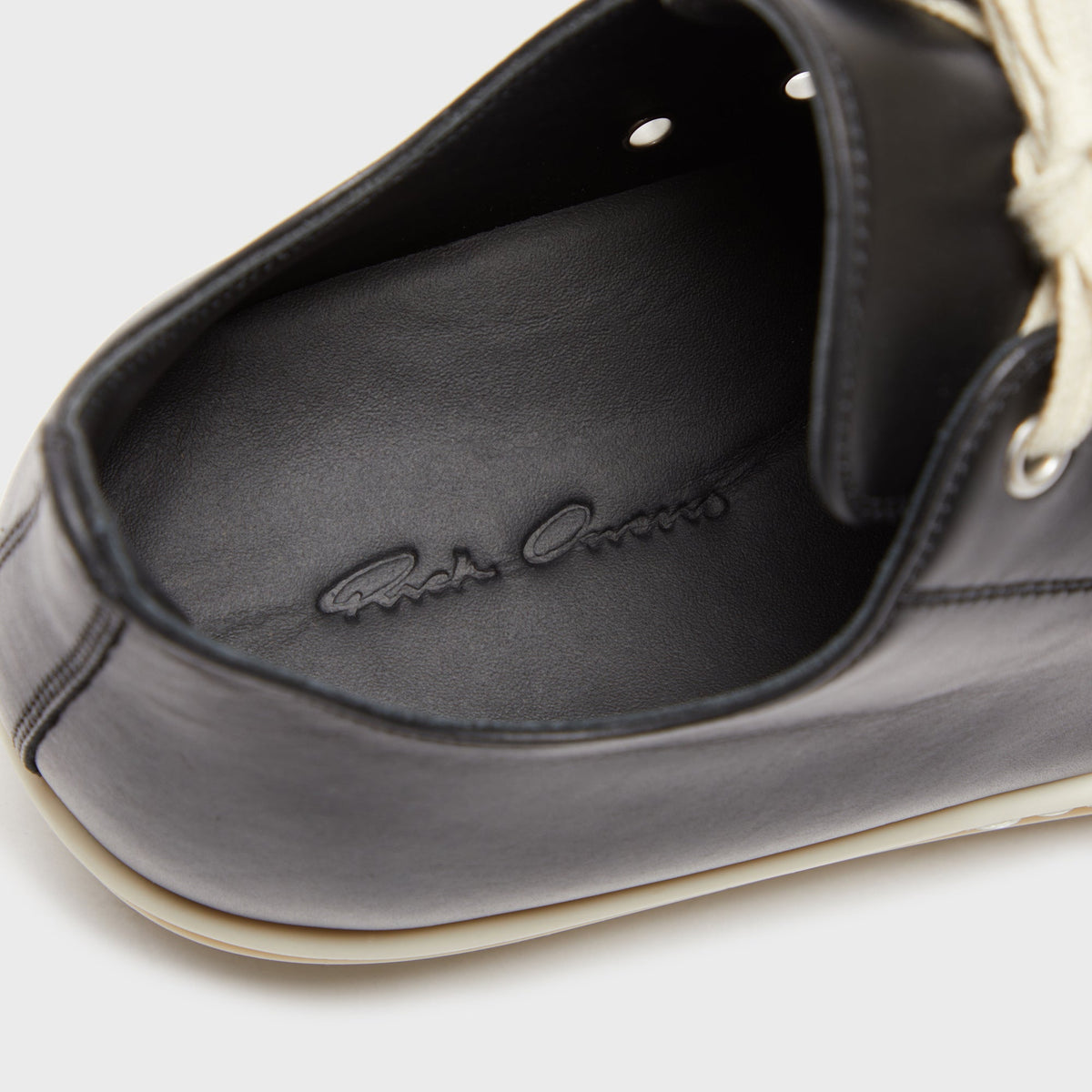 Rick Owens WMNS Low Sneaks - Black / Milk