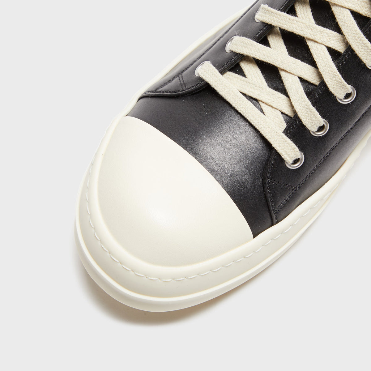 Rick Owens Low Sneaks - Black / Milk