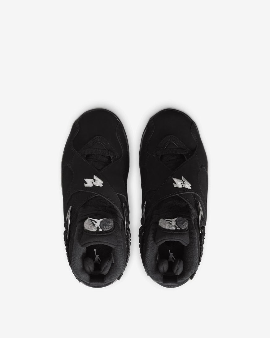 Jordan Big Kids' Air Jordan 8 Retro Chrome – Detail View