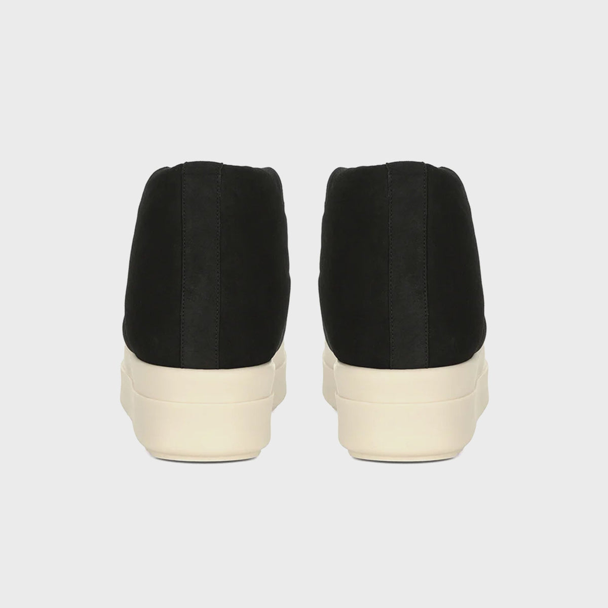 Rick Owens WMNS Mega Bumper Low Lunar Boots - Black / Milk / Milk